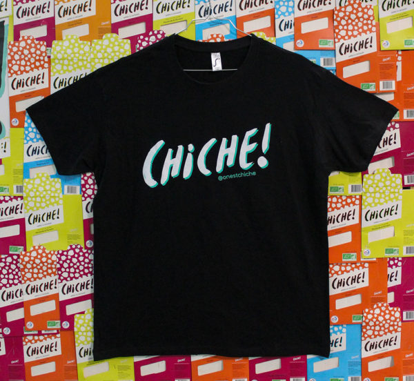 t-shirt CHICHE marque Goodies CHICHE Pois chiche pour l'apéritif BIO