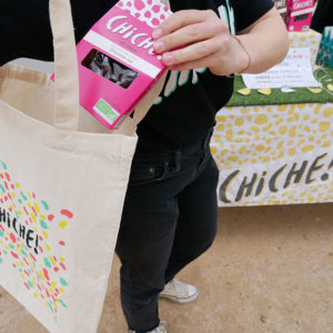 tote bag Goodies CHICHE Pois chiche pour l'apéritif BIO
