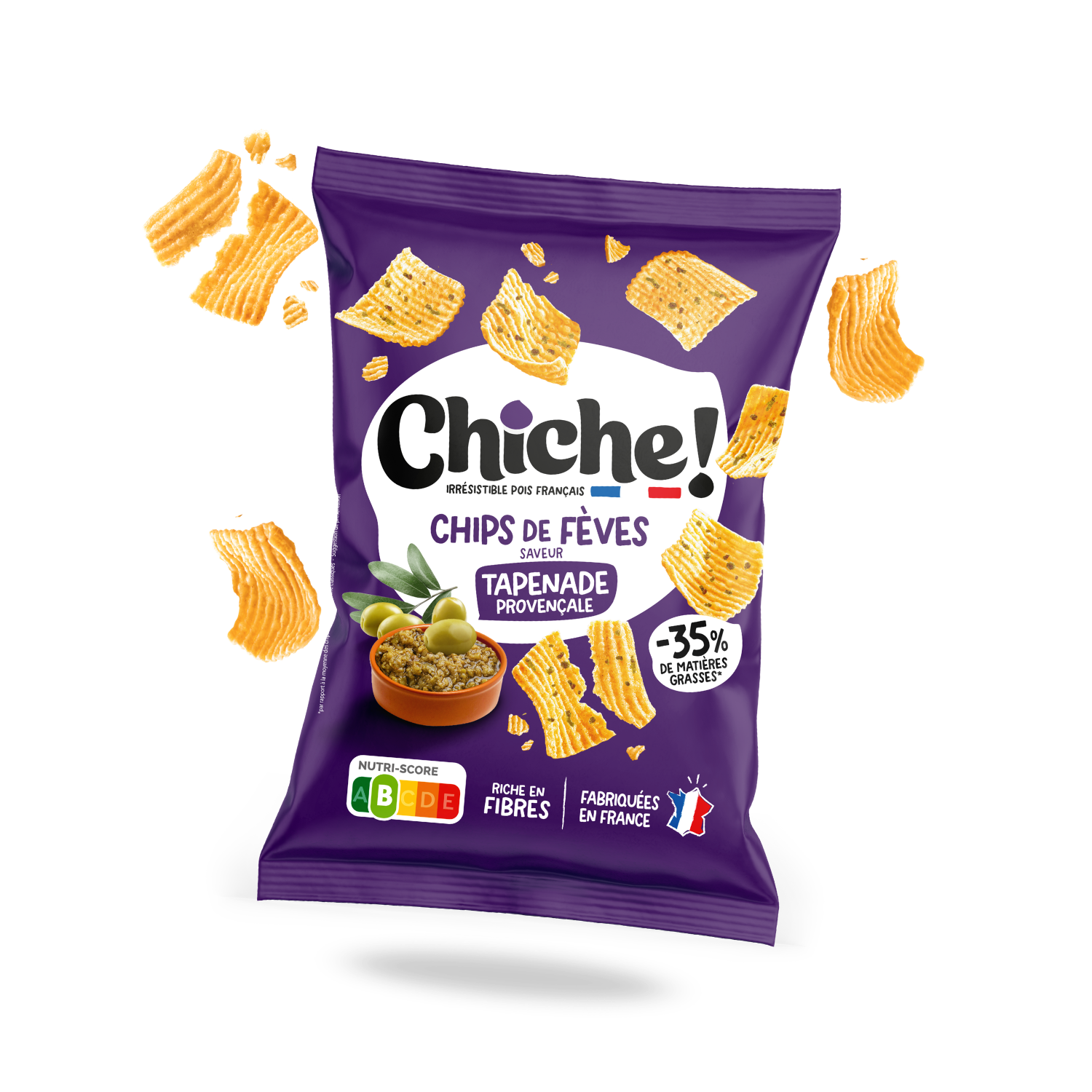 Chips de fèves